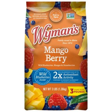 Wyman's Wild Blueberries, Mango & Strawberries, 3 lbs