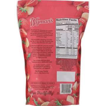 Wyman's 18g Protein Smoothie Blend - Strawberry Banana, 2 lbs