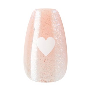 KISS CORE Design On Trend Nails - Cheers (Pink Coffin Short Nails), 32 ct