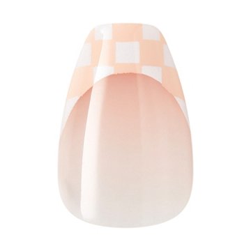 KISS CORE Design On Trend Nails - Cheers (Pink Coffin Short Nails), 32 ct