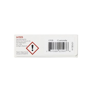 KISS CORE French Nails - Curiosity (White Almond Medium Nails), 32 ct