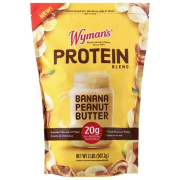 Wyman's 20g Protein Smoothie Blend - Banana Peanut Butter, 2 lbs