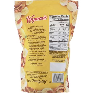 Wyman's 20g Protein Smoothie Blend - Banana Peanut Butter, 2 lbs