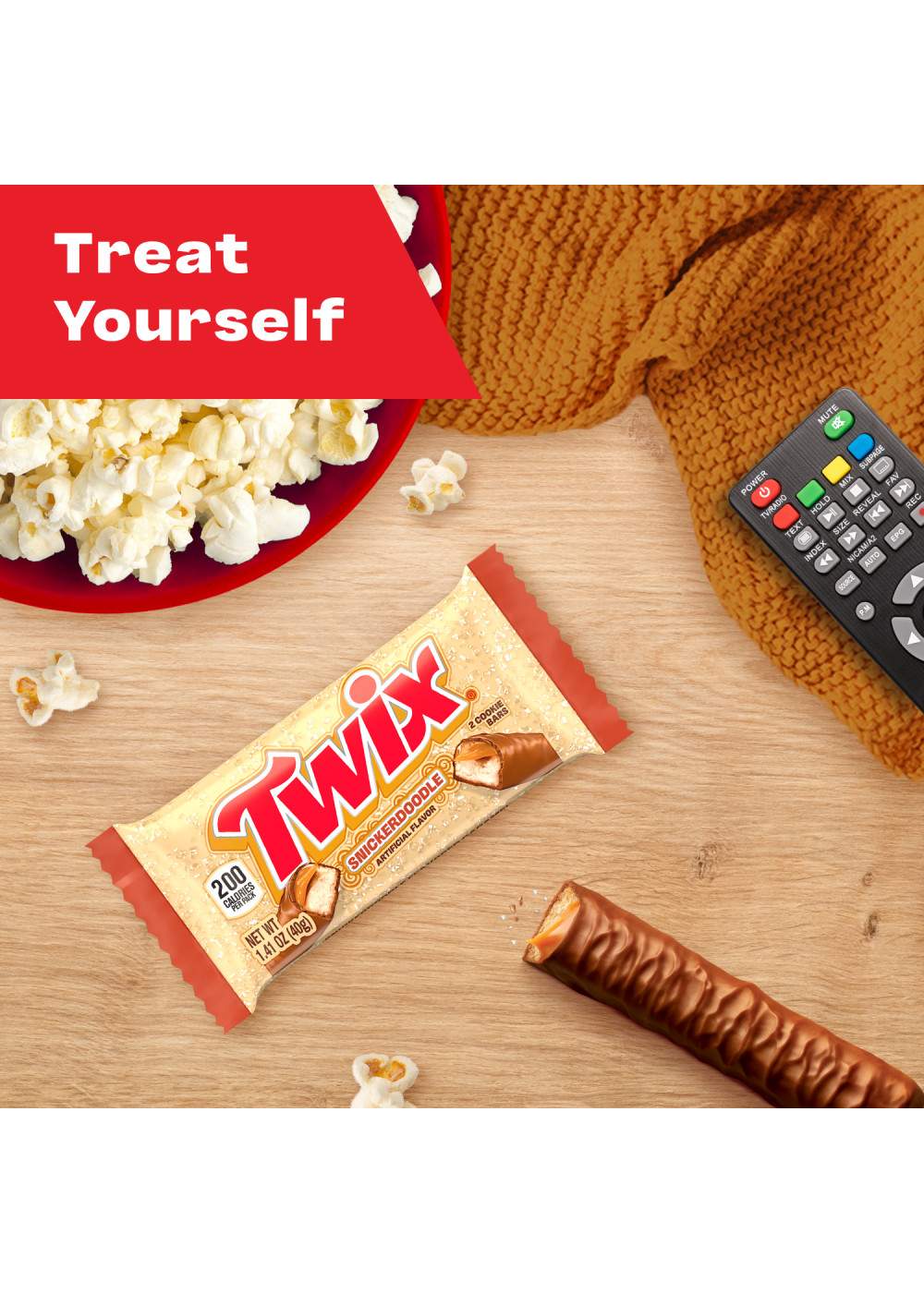 Twix Snickerdoodle Chocolate Candy Bar; image 2 of 10