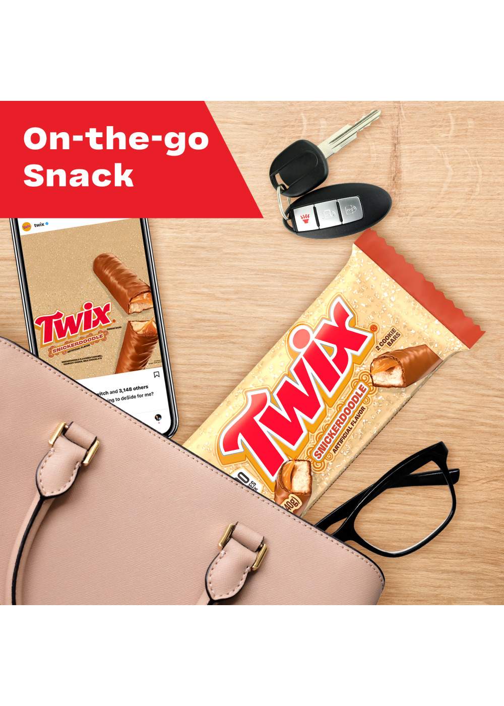 Twix Snickerdoodle Chocolate Candy Bar; image 7 of 10