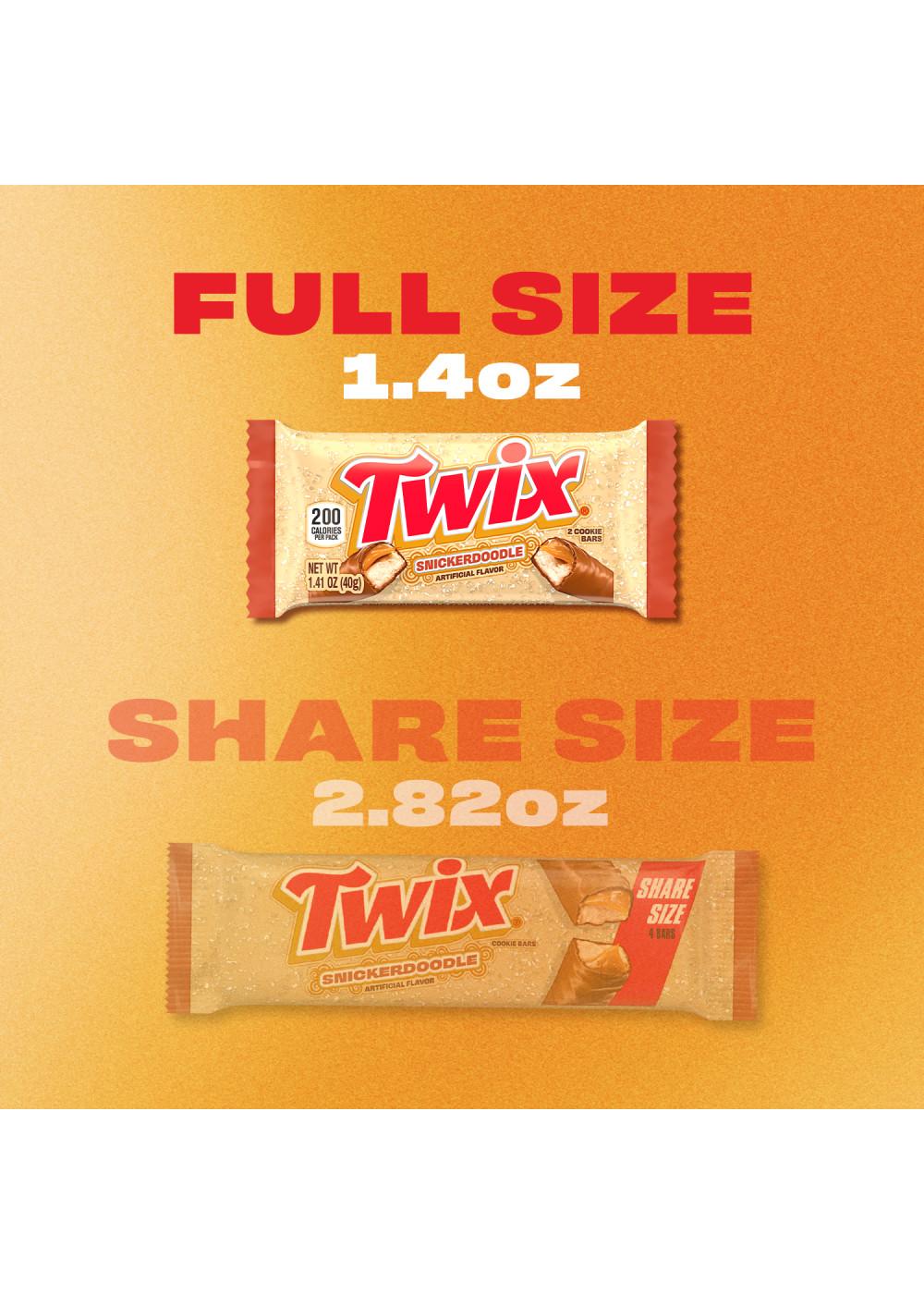 Twix Snickerdoodle Chocolate Candy Bar; image 8 of 10
