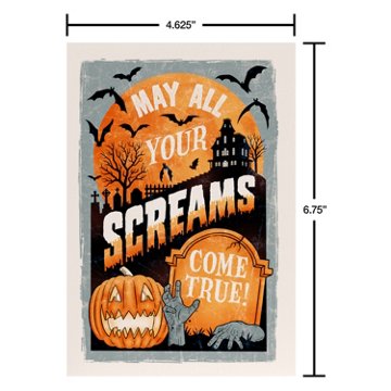 American Greetings Halloween Card (Your Screams)