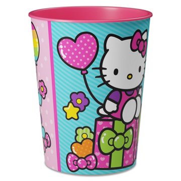 American Greetings Hello Kitty Plastic Party Cups, 16 oz