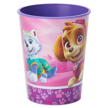 American Greetings Paw Patrol Pink Plastic Cup, 16 oz
