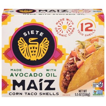 Siete Maiz Taco Shells, 12 ct