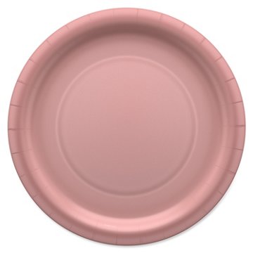 American Greetings Pink 9'' Paper Plates, 10 ct