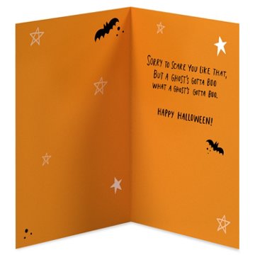 American Greetings Halloween Card for Kids (Ghost's Gotta Boo)