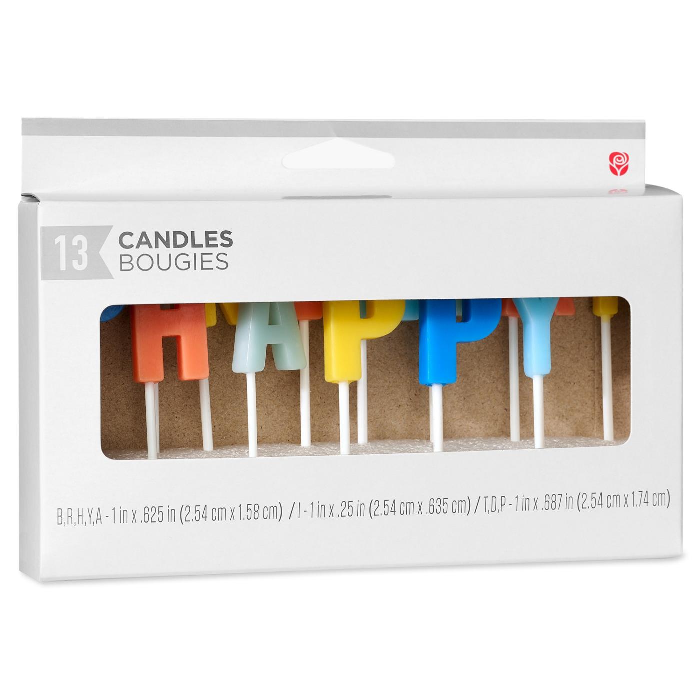 American Greetings Colorful Happy Birthday Toothpick Candles; image 2 of 3