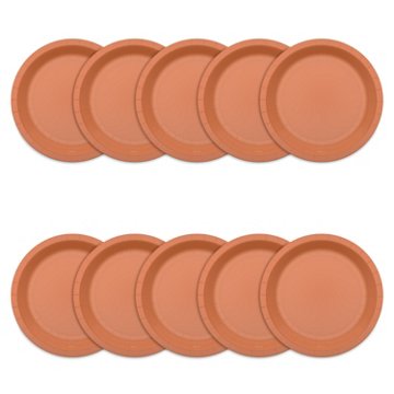 American Greetings Orange 7" Paper Plates, 10 ct