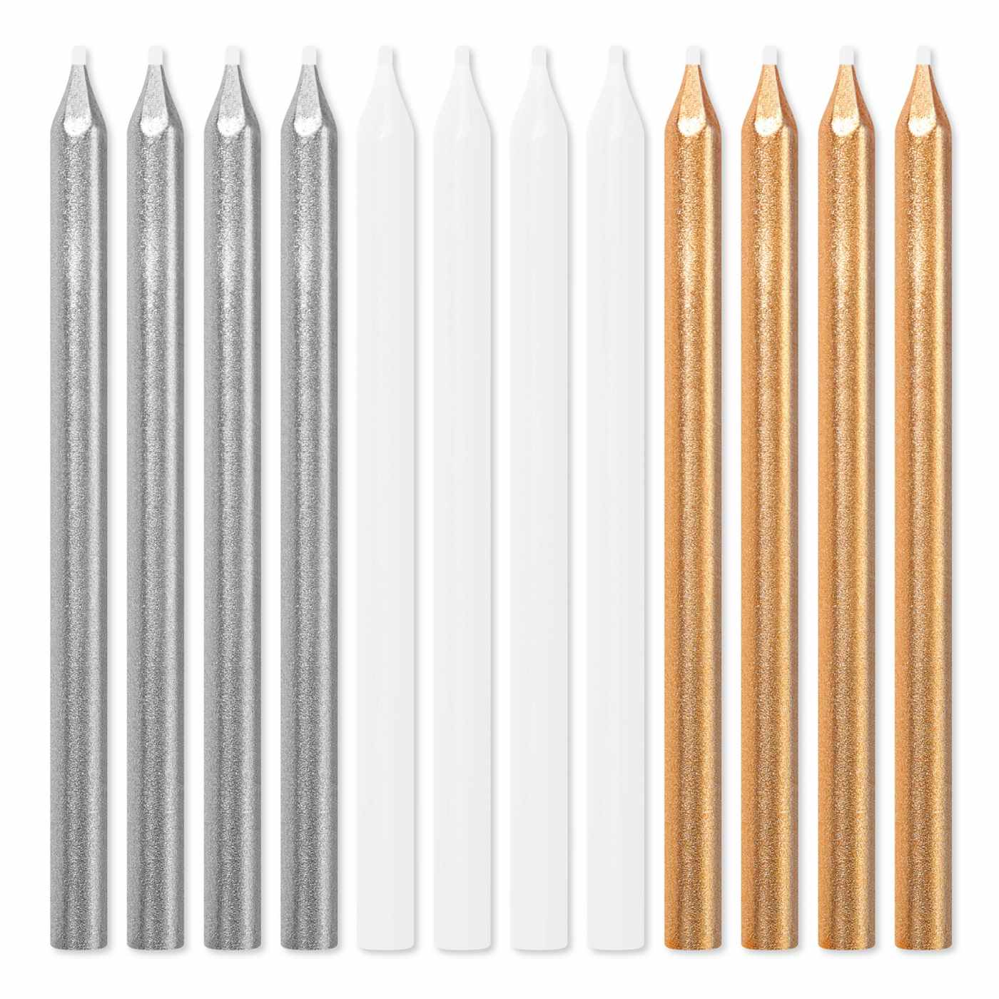 American Greetings Long Thin Assorted Metallic Birthday Candles; image 2 of 3