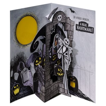 American Greetings The Nightmare Before Christmas Halloween Pop-Up Card (A Real Nightmare)