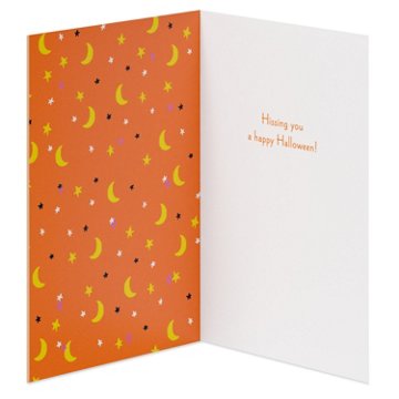 American Greetings Black Cat Halloween Card (Hissing You)