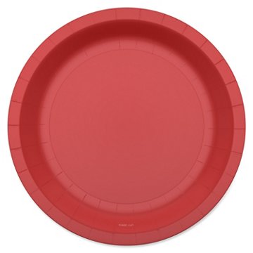 American Greetings Red 7" Paper Plates, 10 ct