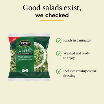 Taylor Farms Caesar Mini Chopped Salad Kit