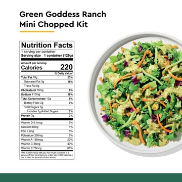 Taylor Farms Green Goddess Ranch Mini Chopped Salad Kit
