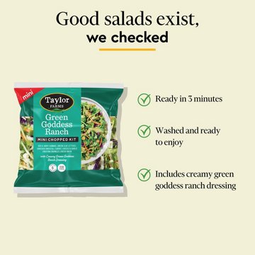 Taylor Farms Green Goddess Ranch Mini Chopped Salad Kit