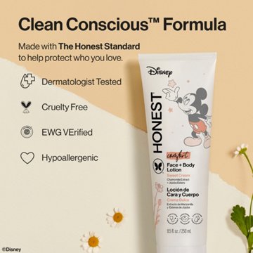 The Honest Company Face & Body Lotion - Sweet Cream