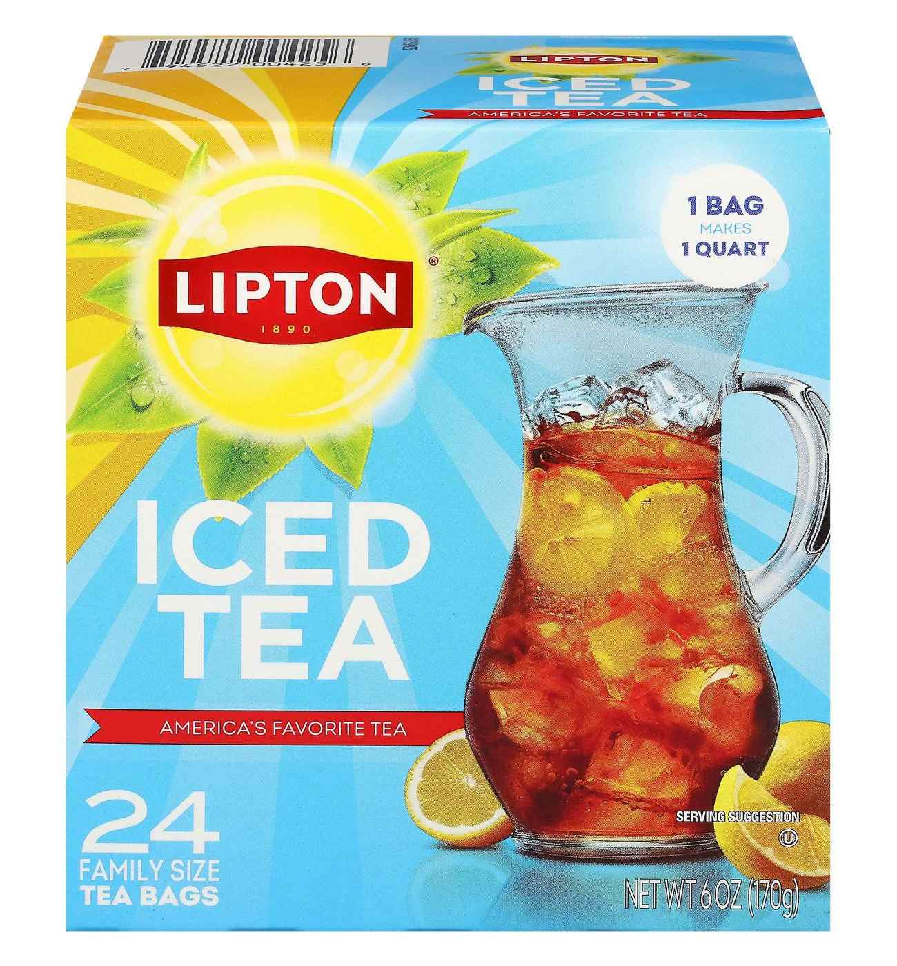 Lipton Family Size Iced Tea Bags; image 1 of 4