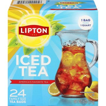Lipton Family Size Iced Tea Bags, 24 ct