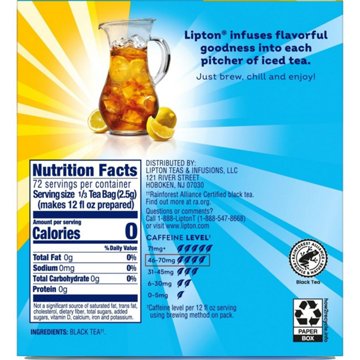 Lipton Family Size Iced Tea Bags, 24 ct
