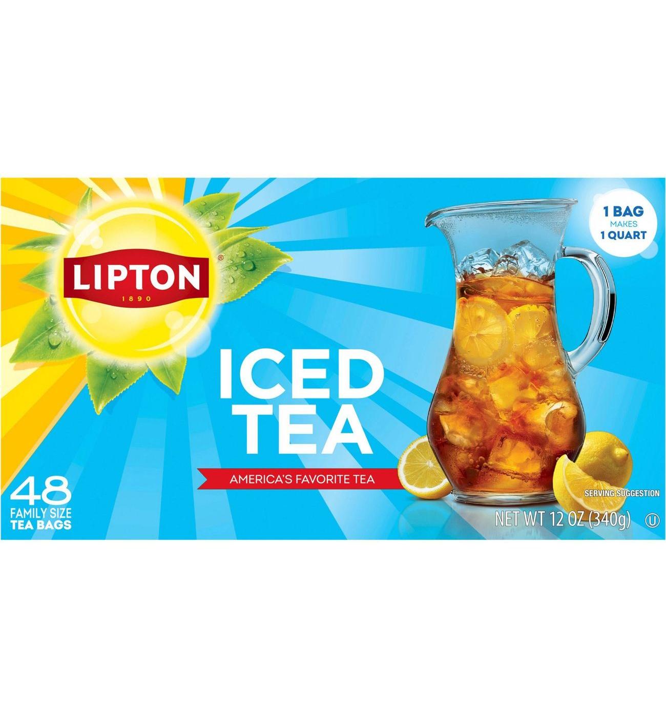 Lipton Family Size Iced Tea Bags; image 1 of 4