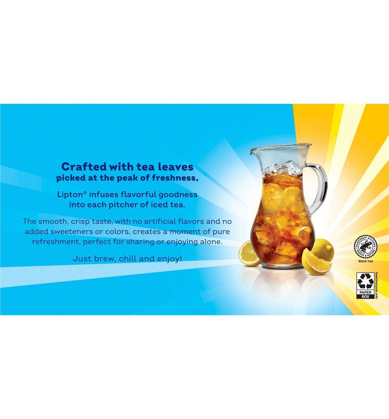 Lipton Family Size Iced Tea Bags; image 4 of 4