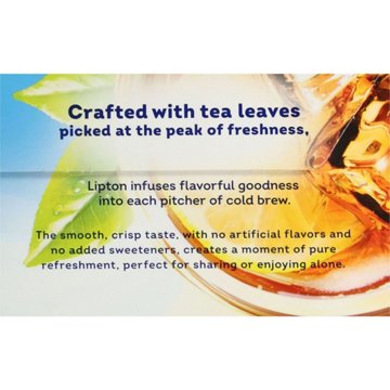 Lipton Family Size Cold Brew Tea Bags, 22 ct
