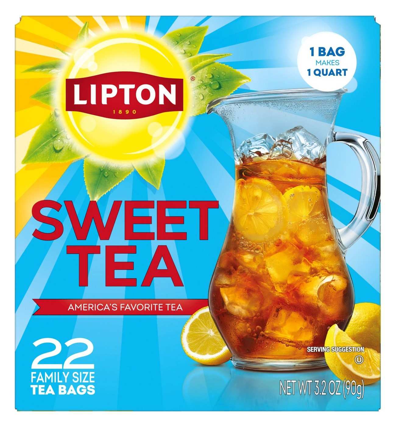 Lipton Family Size Sweet Tea Bags; image 1 of 4