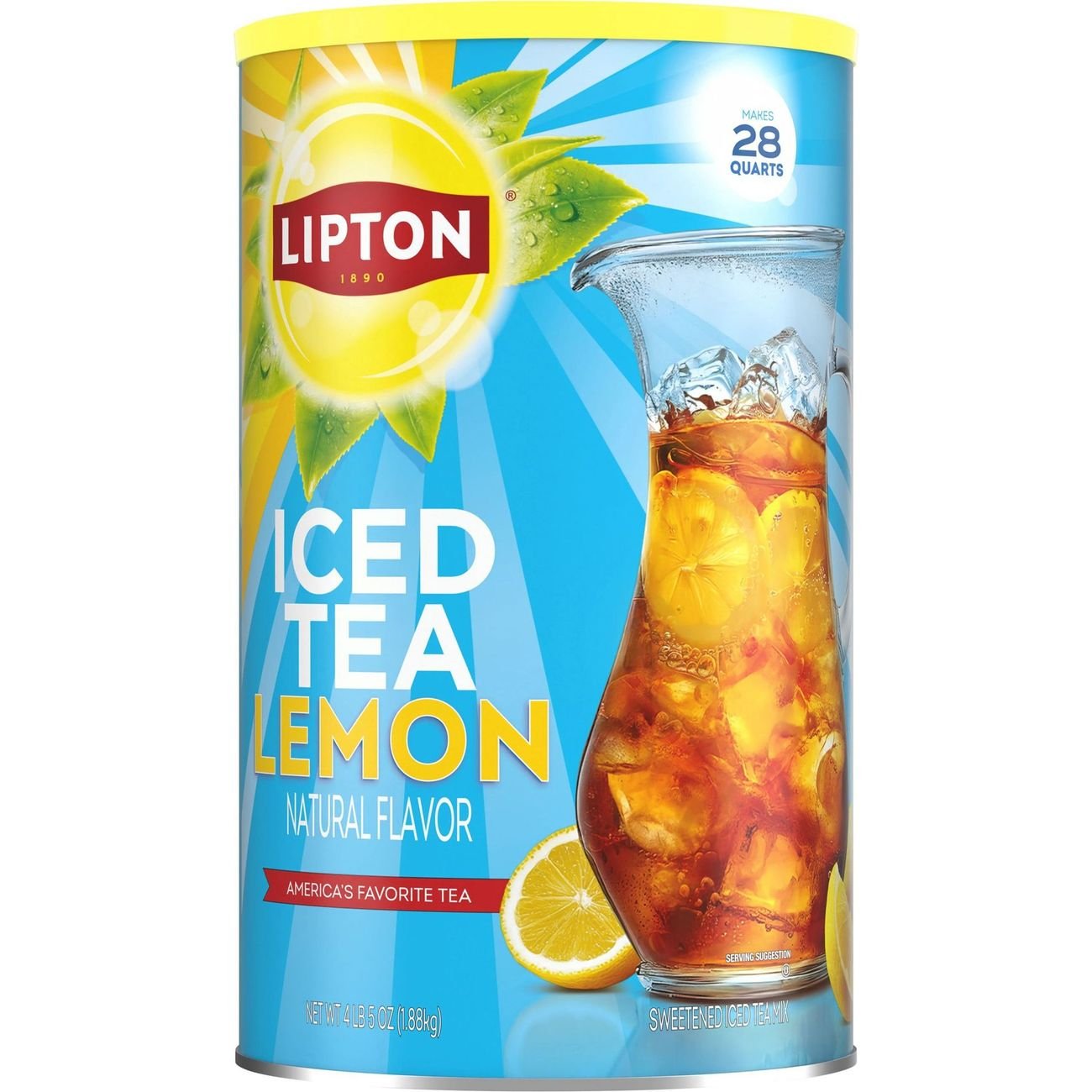 Lipton Iced Tea Mix with Lemon and Sugar, 69 oz | Low Prices
