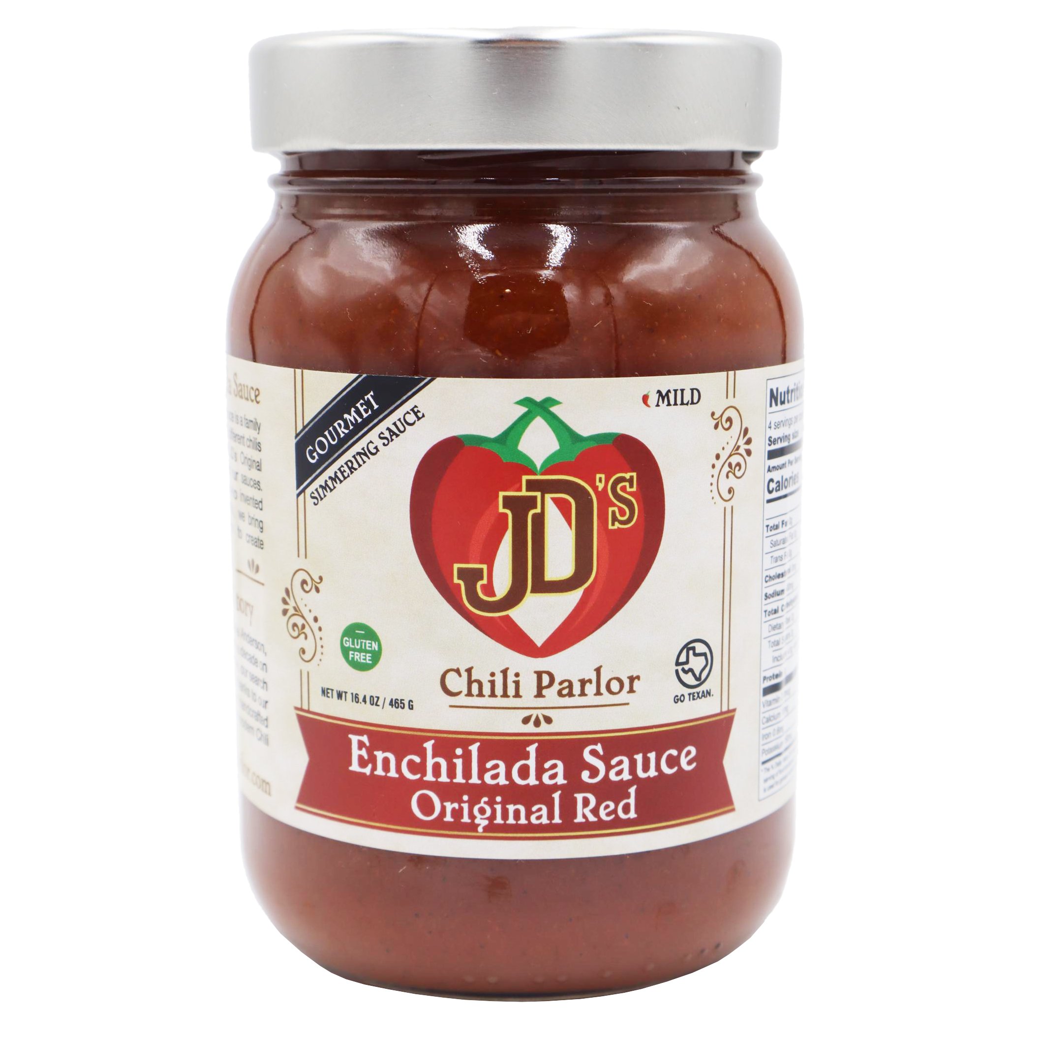 JD's Chili Parlor Original Red Enchilada Sauce, 16.4 oz | Central