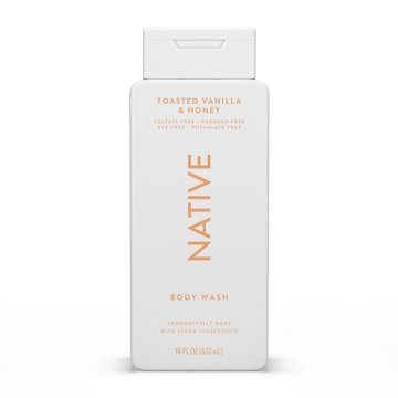 Native Toasted Vanilla & Honey Body  Wash, 18 oz