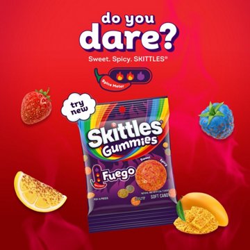 Skittles Gummies Fuego Sweet & Spicy Candy