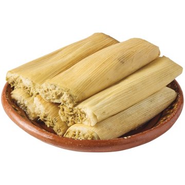 H-E-B Mi Tienda Tamales Grandes Pollo con Salsa Verde - Chicken Green Salsa, 6 ct