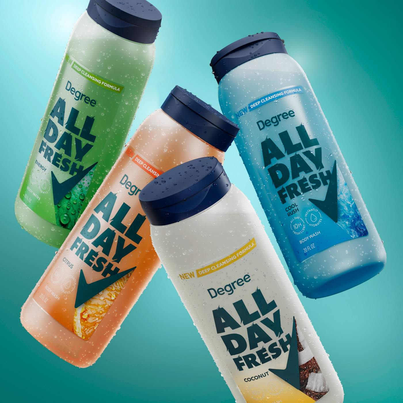 Degree Men Deep Cleansing All Day Fresh Body Wash - Cool Rush; image 4 of 4