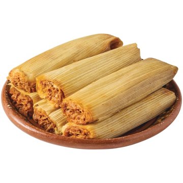 H-E-B Mi Tienda Tamales Grandes Puerco Picosito - Spicy Pork in Red Sauce, 6 ct