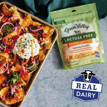 Green Valley Creamery Mexican Blend Lactose Free Shredded Cheese