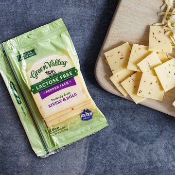 Green Valley Creamery Pepper Jack Lactose Free Sliced Cheese