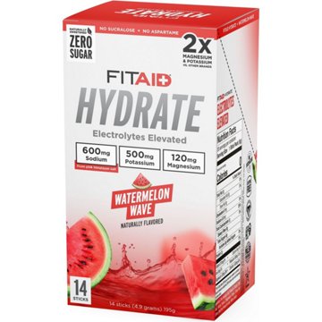 LIFEAID FITAID Hydrate Stick Packs - Watermelon Wave