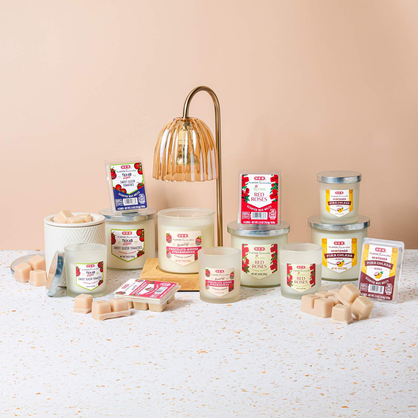 H-E-B Flavor Favorites Bakery Chocolate-Dipped Strawberries Scented Candle; image 2 of 4