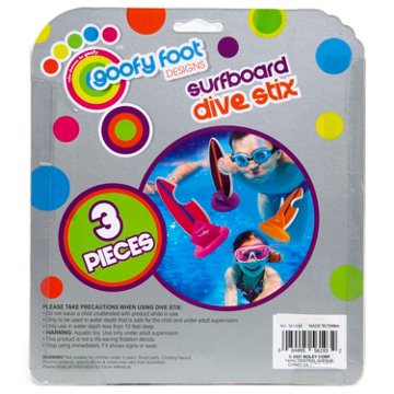 Goofy Foot Surfboard Dive Stix, 3 pk