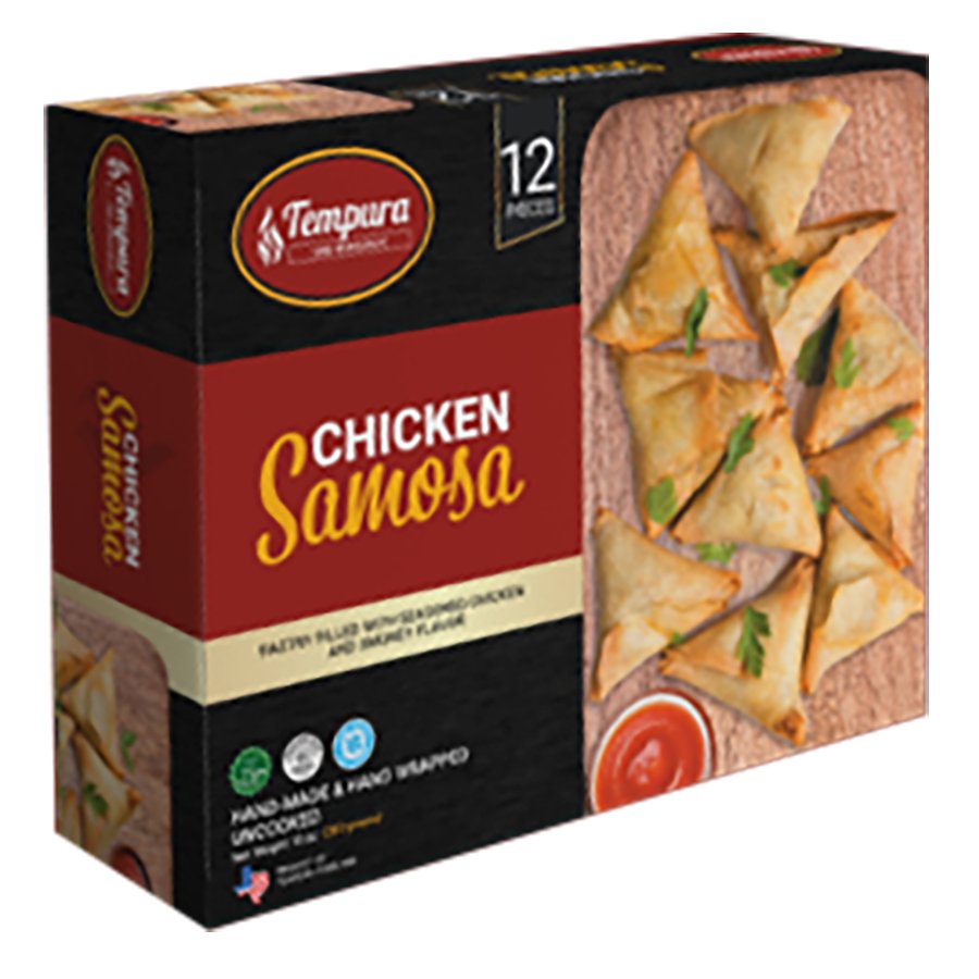 Tempura Foods Chicken Samosa, 10 oz | Central Market - Really Into