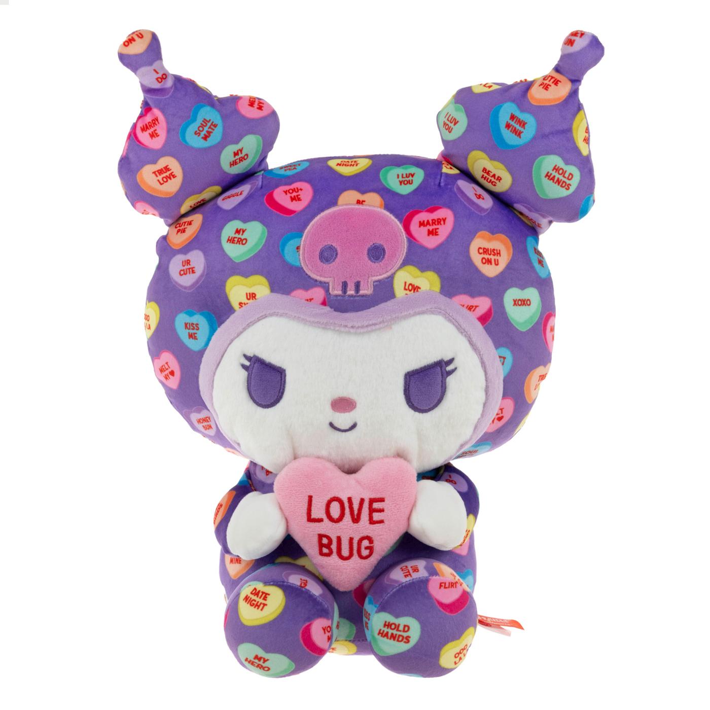 Sweethearts Hello Kitty Kuromi Valentine's Plush - Shop Plush toys