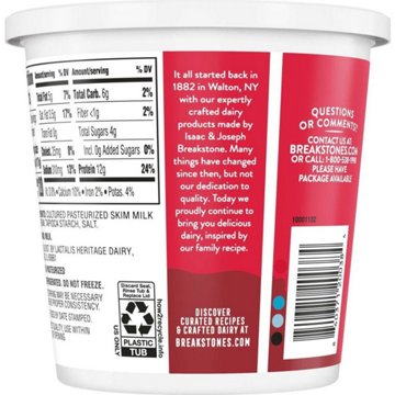 Breakstone's Small Curd 4% Milkfat Cottage Cheese