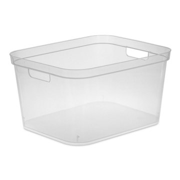 Sterilite Tall Open Clear Storage Bin