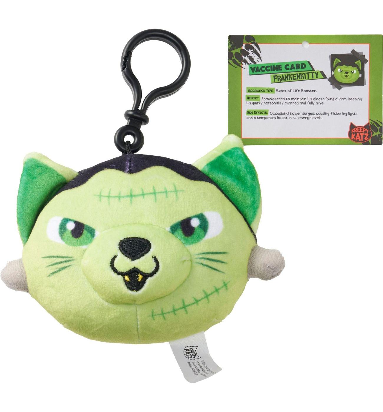Kreepy Katz Collectible Plush Clip On - Series 1; image 2 of 9